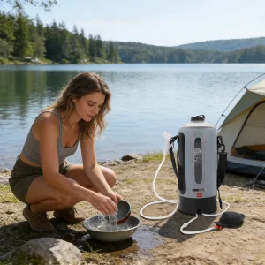 12L Portable Shower System with Air Pump