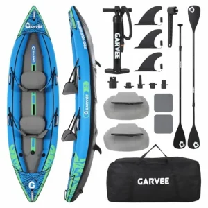 2 Person Inflatable Kayak Set