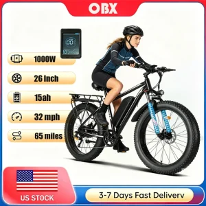 High Performance Electric Mountain bike: 32mph, 65 mile range