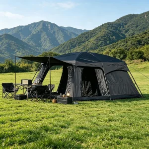Large Camping Tent with Extendable Canopy (4, 8 or 12 Person)