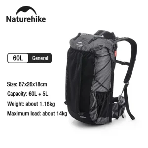 Naturehike Outdoor Mountain Backpack with Rain Cover
