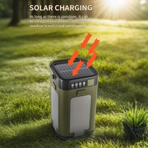 Solar Camping Lantern and Flashlight