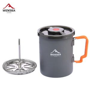 WIDESEA Camping Coffee Pot with French Press