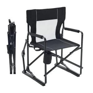 JHK Outdoor Folding Rocking Chair